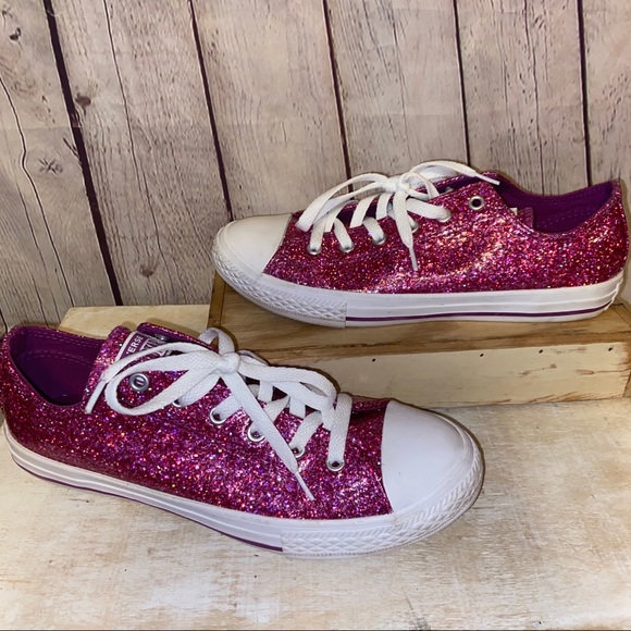 pink glitter chuck taylors